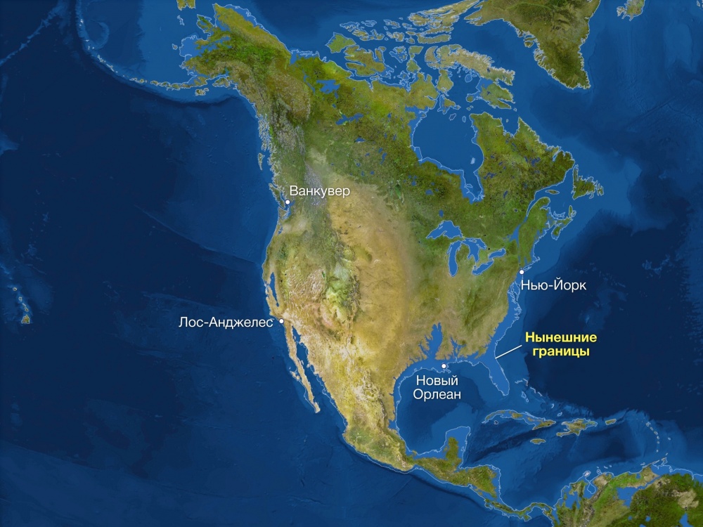 United States will disappear under water